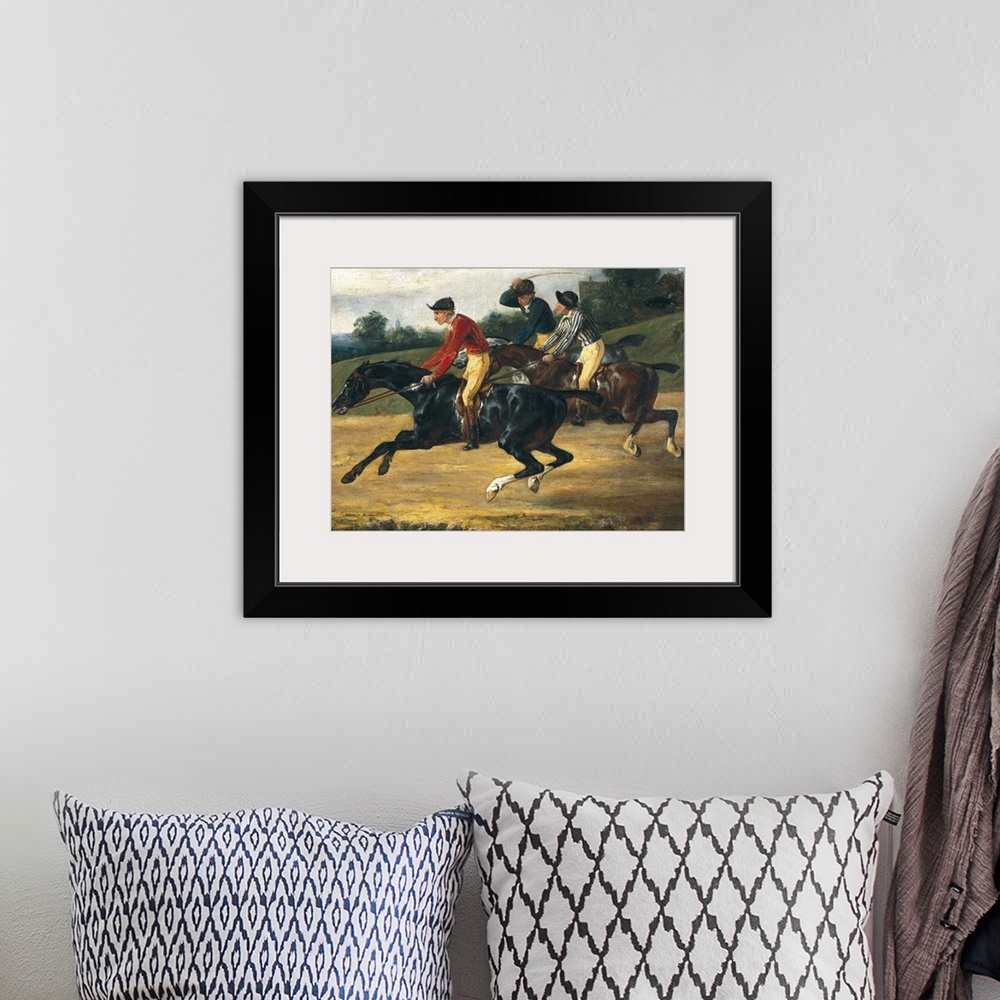 A bohemian room featuring Horse Race