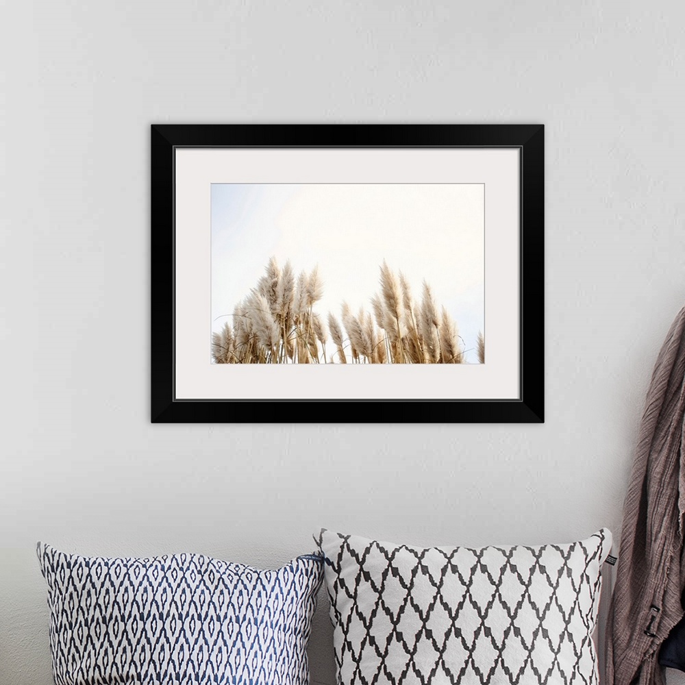 A bohemian room featuring Pampas Grass In The Sky