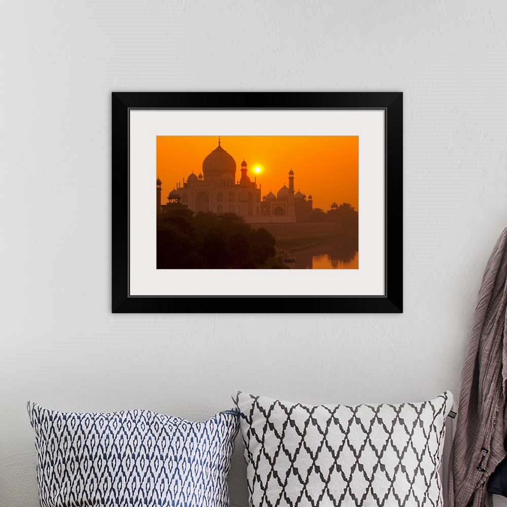 A bohemian room featuring Sunset at Taj Mahal
