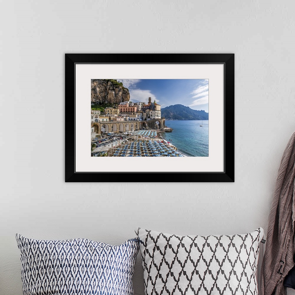 A bohemian room featuring Atrani, Amalfi coast, Campania, Italy