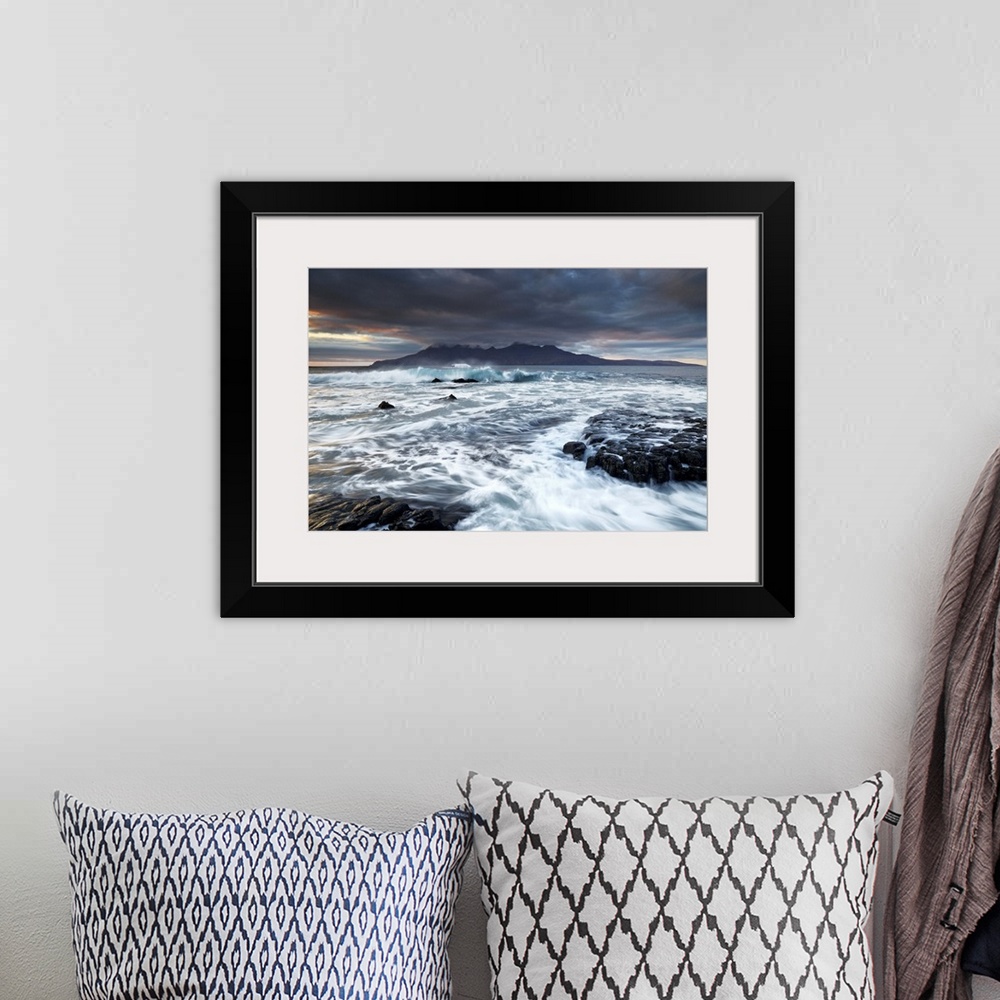 A bohemian room featuring United Kingdom, UK, Scotland, Highlands, Stormy day at Singing Sands