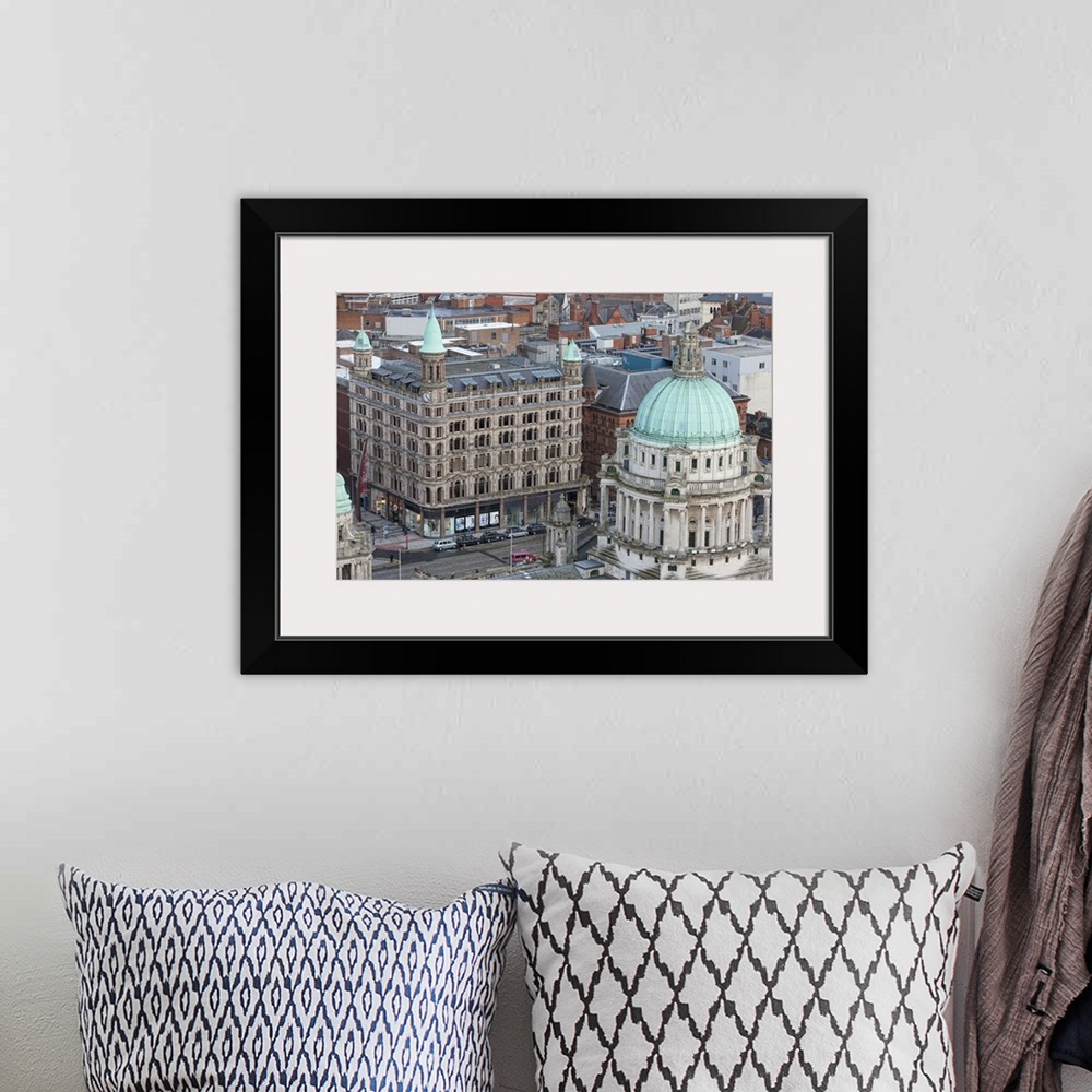 A bohemian room featuring Belfast City Hall And Donegall Square North, Belfast - Aerial Photograph