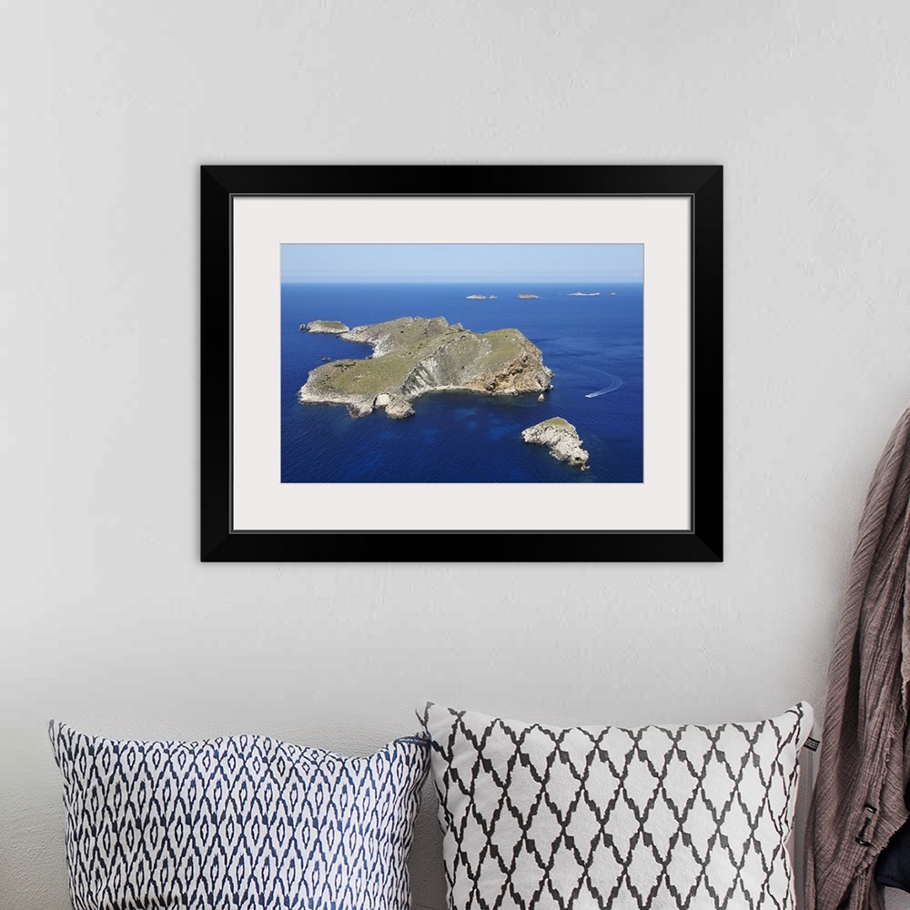A bohemian room featuring Islets West Of Ibiza, Balearic Islands - Aerial Photograph