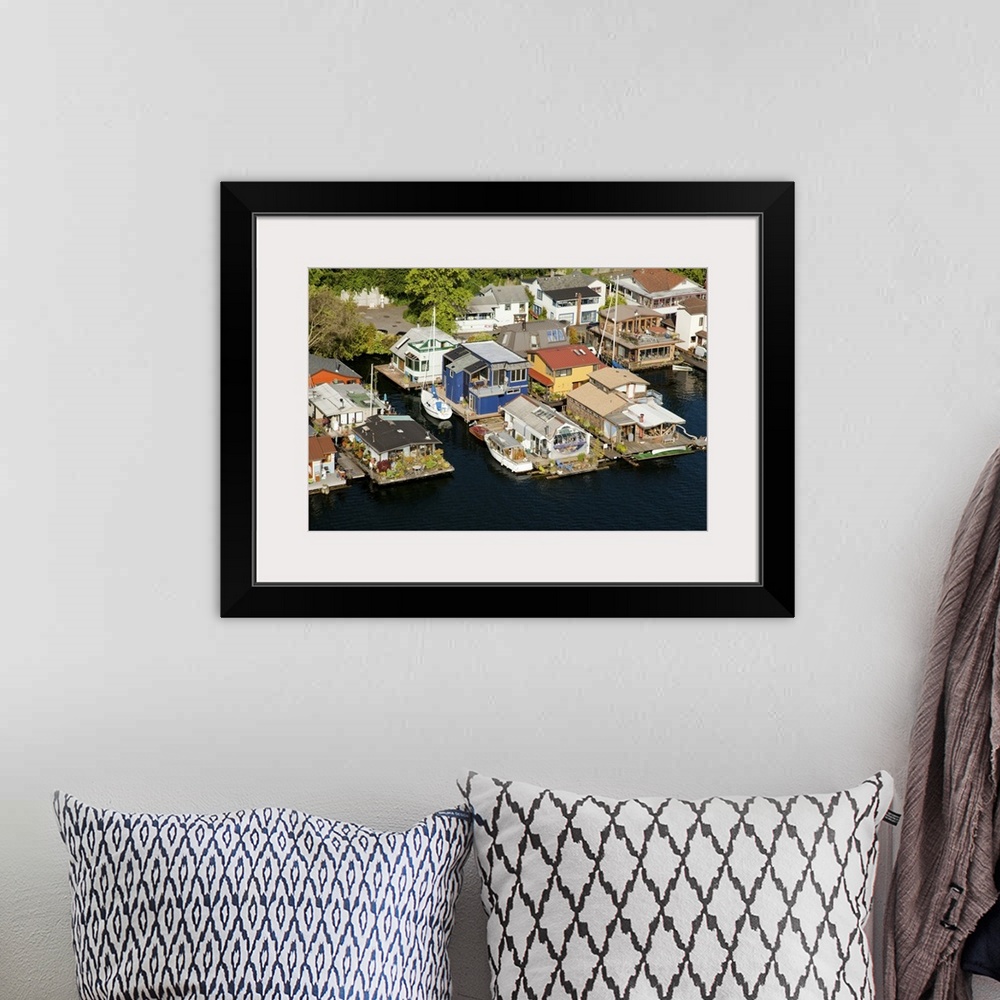 A bohemian room featuring Portage Bay, Seattle, Washington State, USA - Aerial Photograph