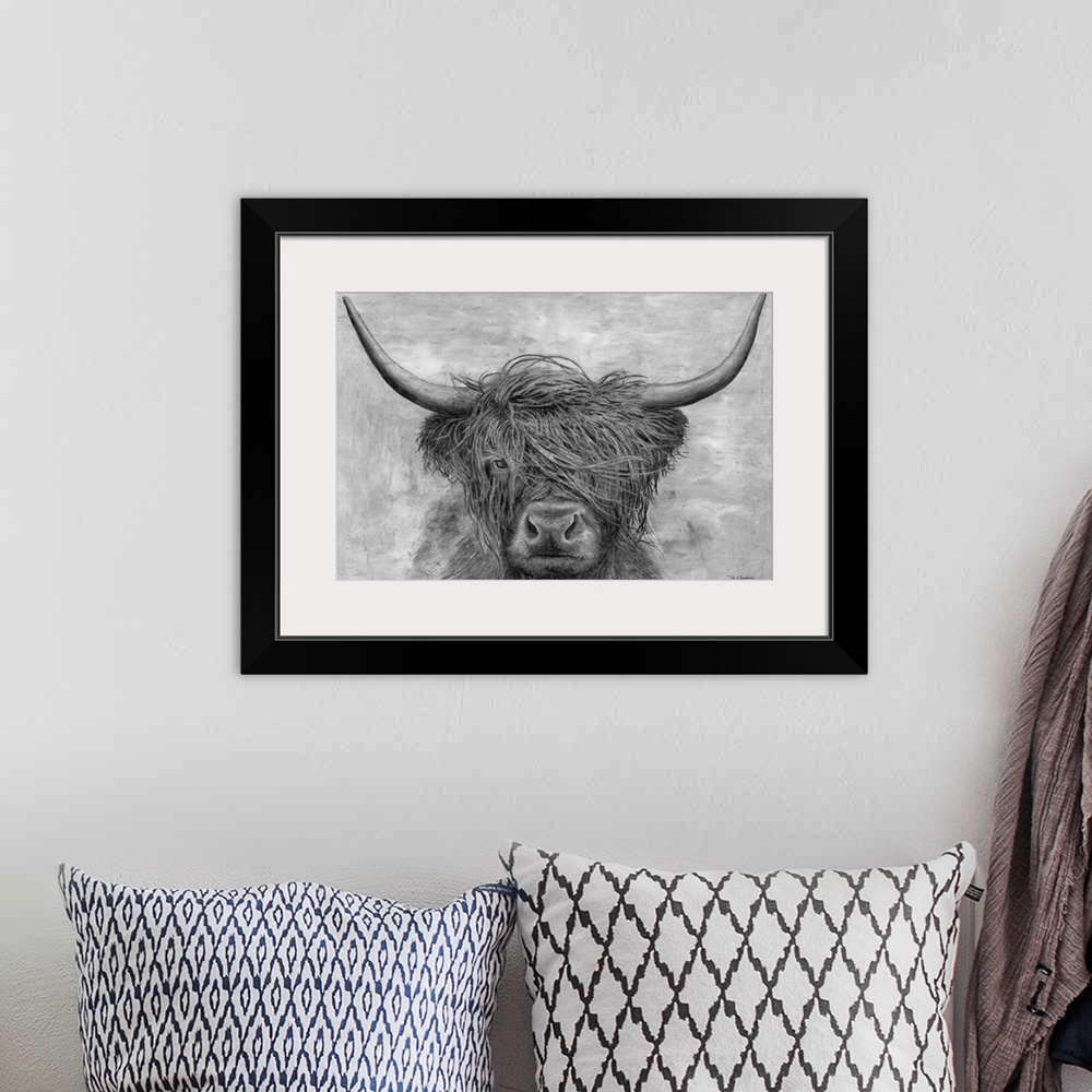 A bohemian room featuring Norwegian Bison