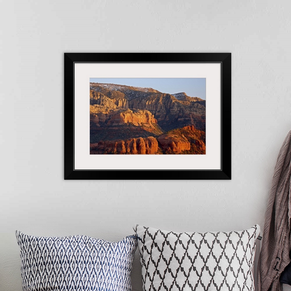 A bohemian room featuring Red cliffs at sunset, Coconino National Forest, Arizona