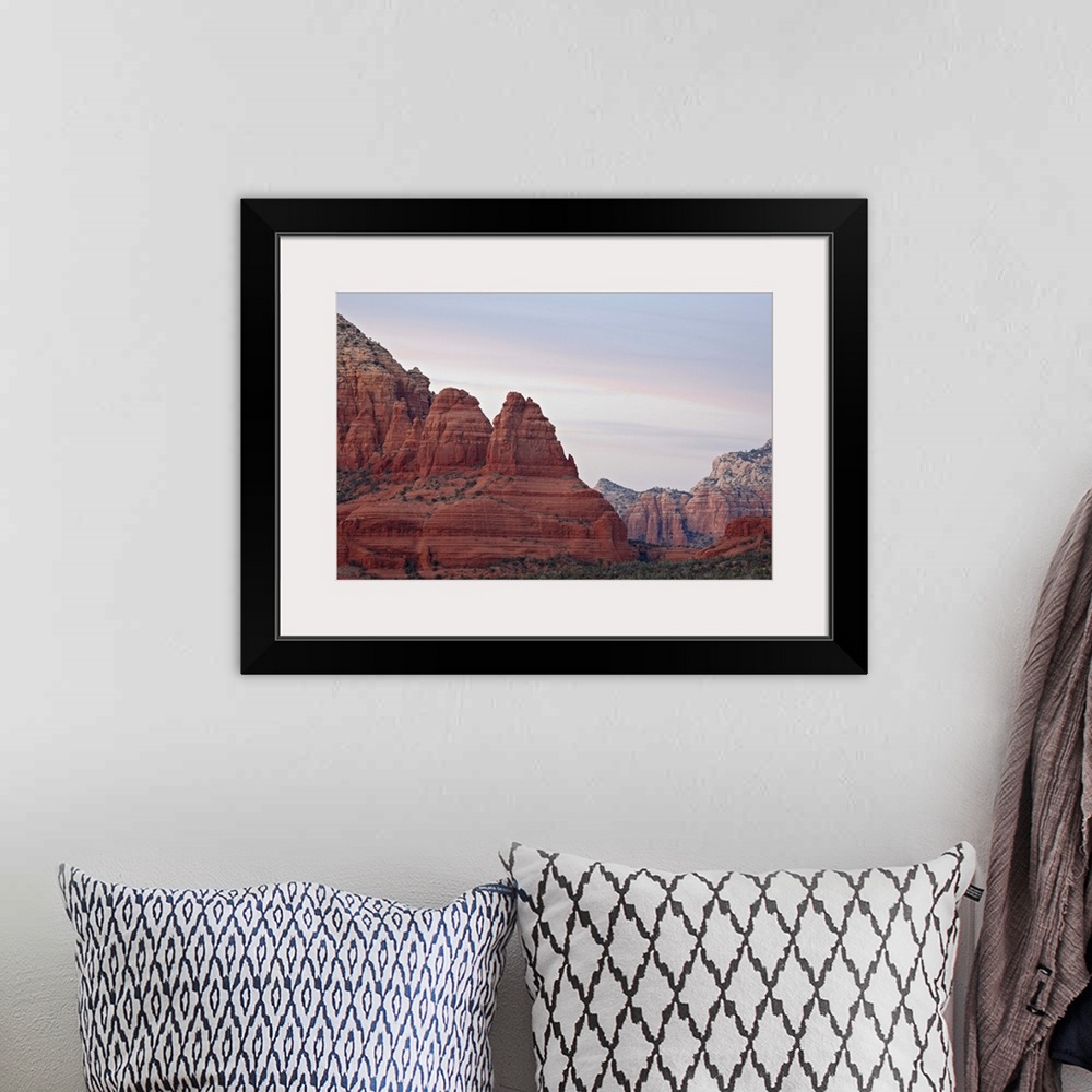 A bohemian room featuring Red rock formations at sunset, Coconino National Forest, Arizona