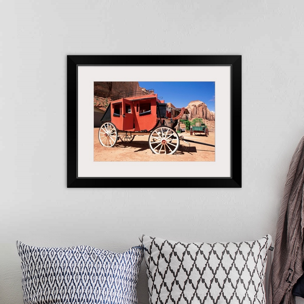 A bohemian room featuring Stage coach, Monument Valley, Arizona/Utah border, USA