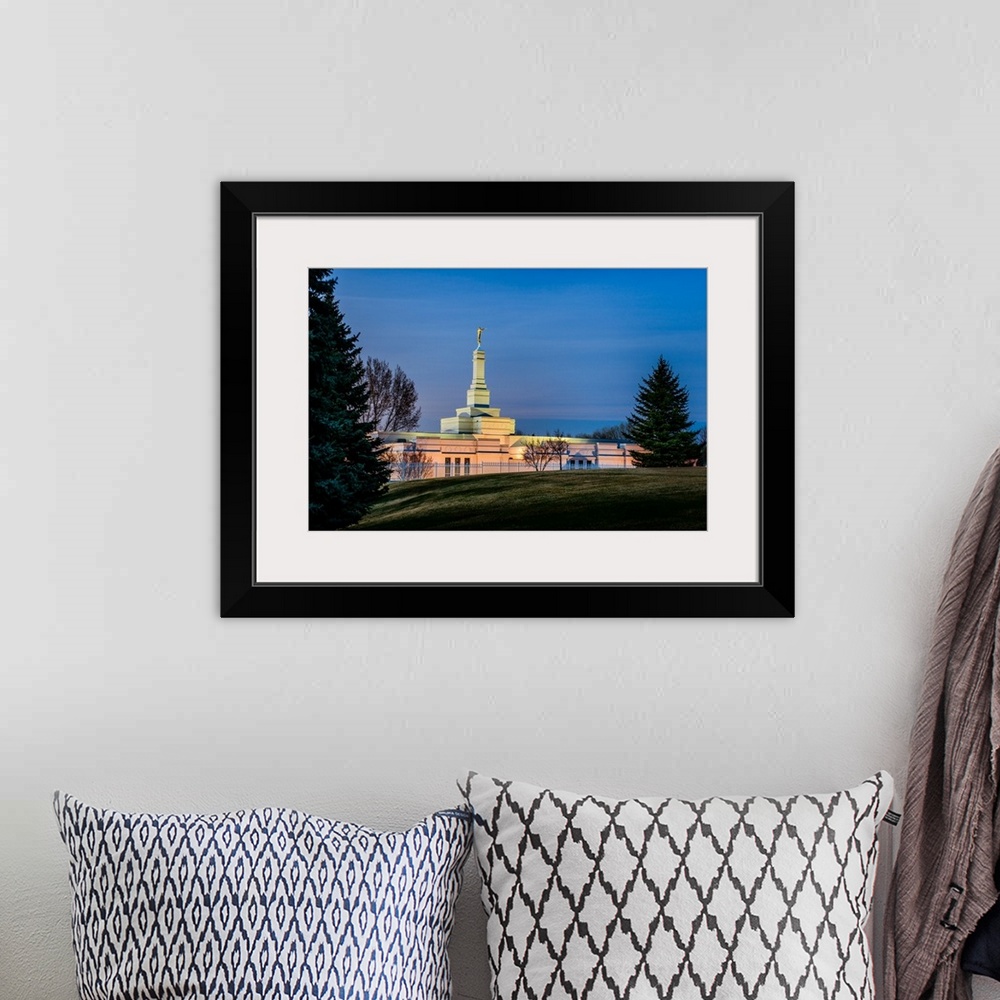 A bohemian room featuring The Bismarck North Dakota Temple was dedicated in 1999 and was the first to be built in the Dakot...