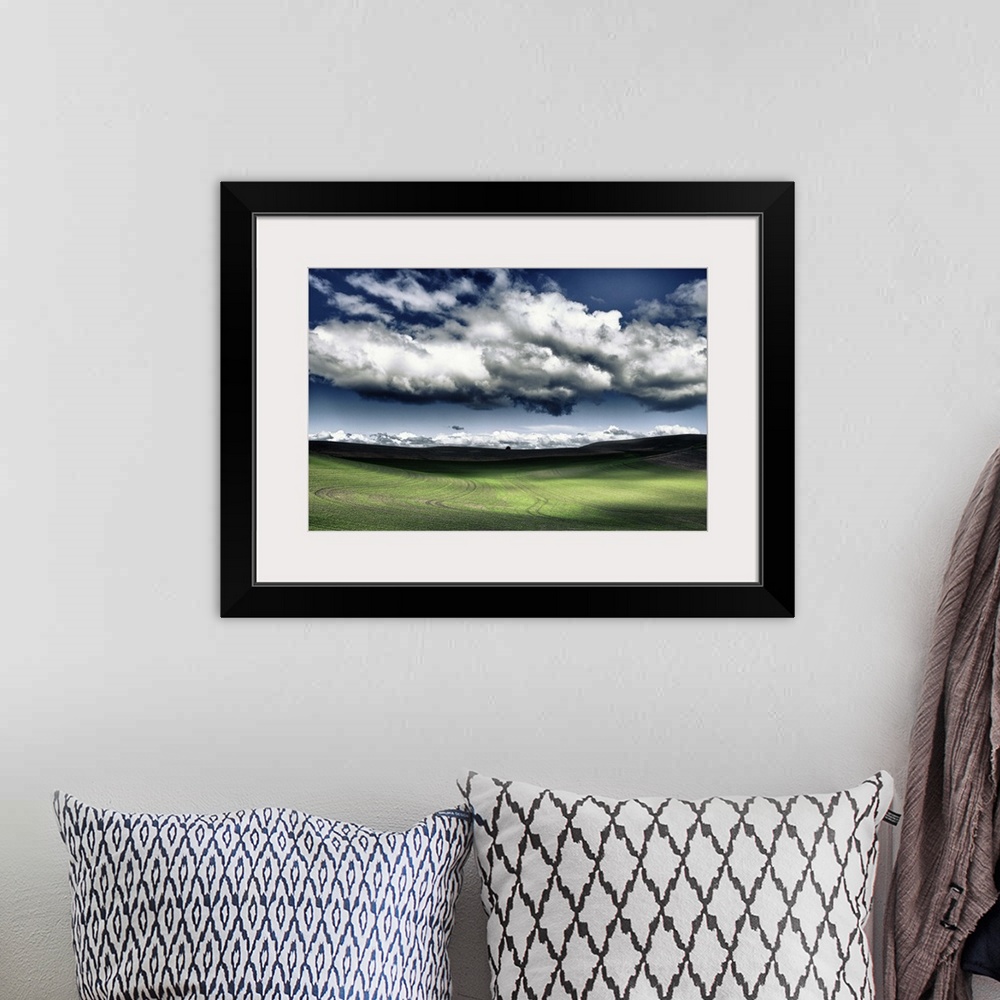 A bohemian room featuring Clouds over the fields, Palouse, Washington