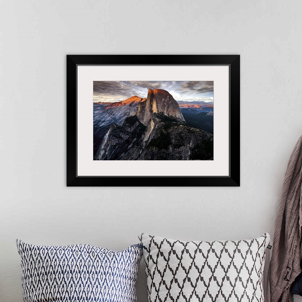 A bohemian room featuring Half Dome, Yosemite National Park