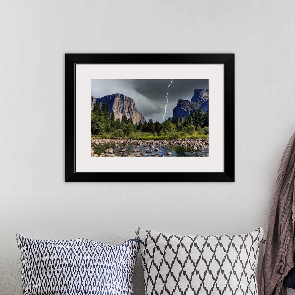 A bohemian room featuring Yosemite Valley, Yosemite National Park, California