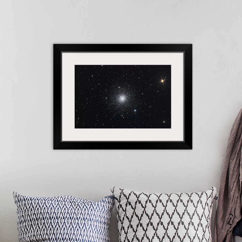 A bohemian room featuring Messier 3 a globular cluster in the constellation Canes Venatici