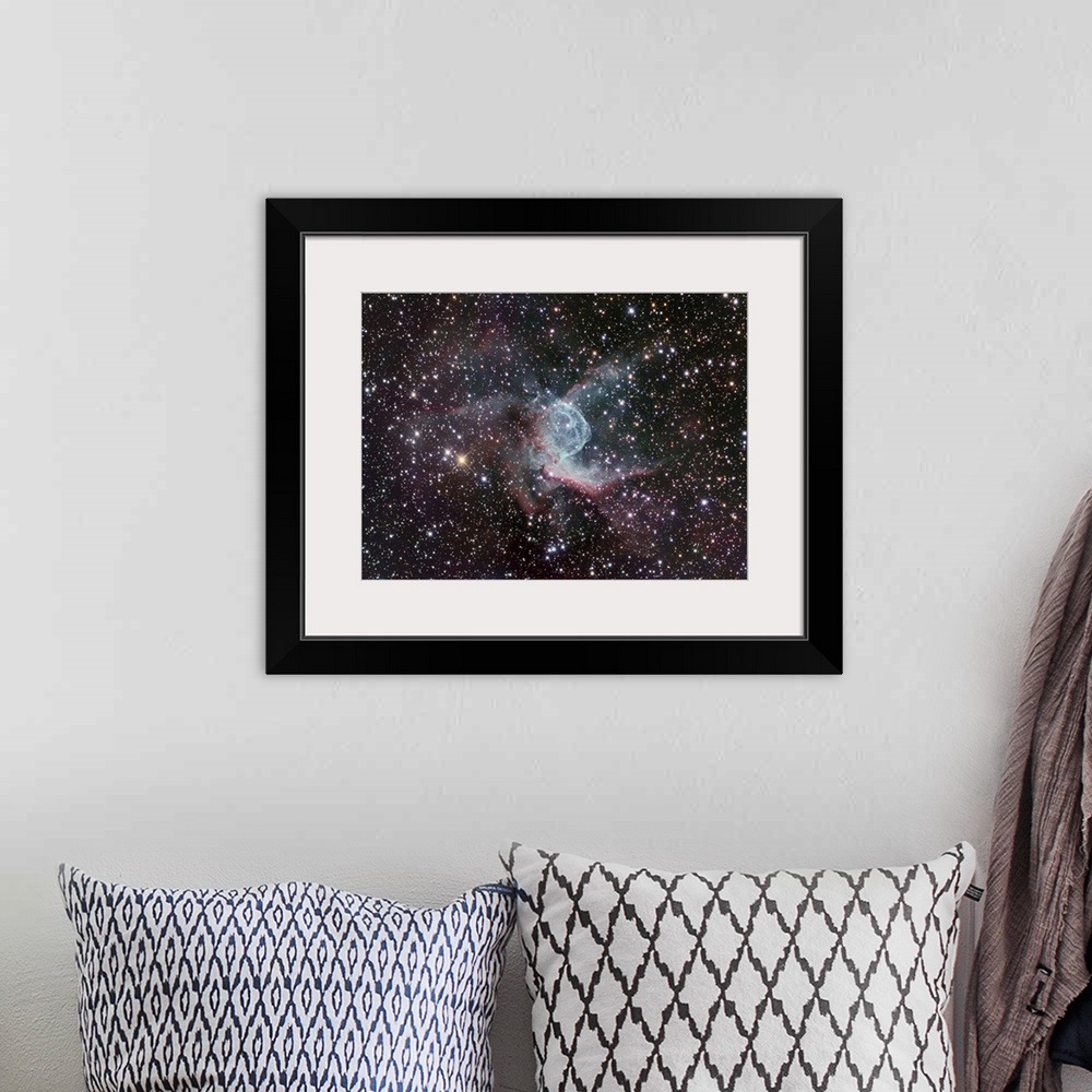 A bohemian room featuring NGC 2359, Thor's Helmet in Canis Major.