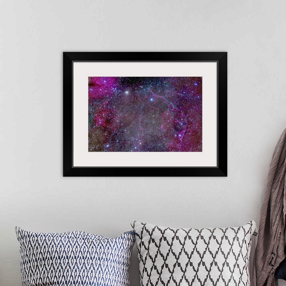 A bohemian room featuring The Vela supernova remnant in the centre of the Gum Nebula area of Vela. This is the remains of a...
