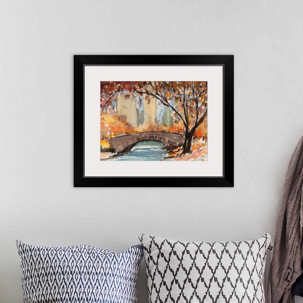 A bohemian room featuring Autumn In New York - Study I
