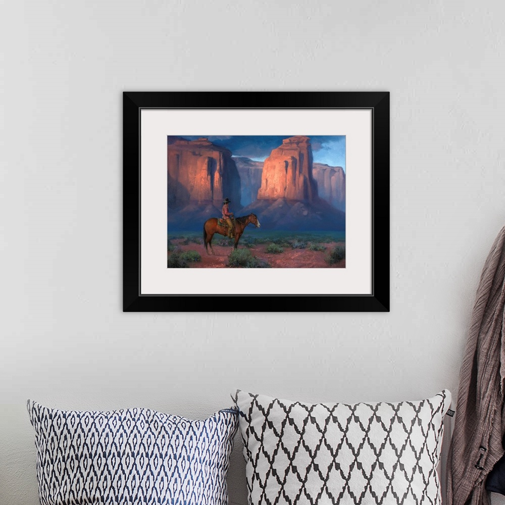 A bohemian room featuring The Spell Of Monument Valley