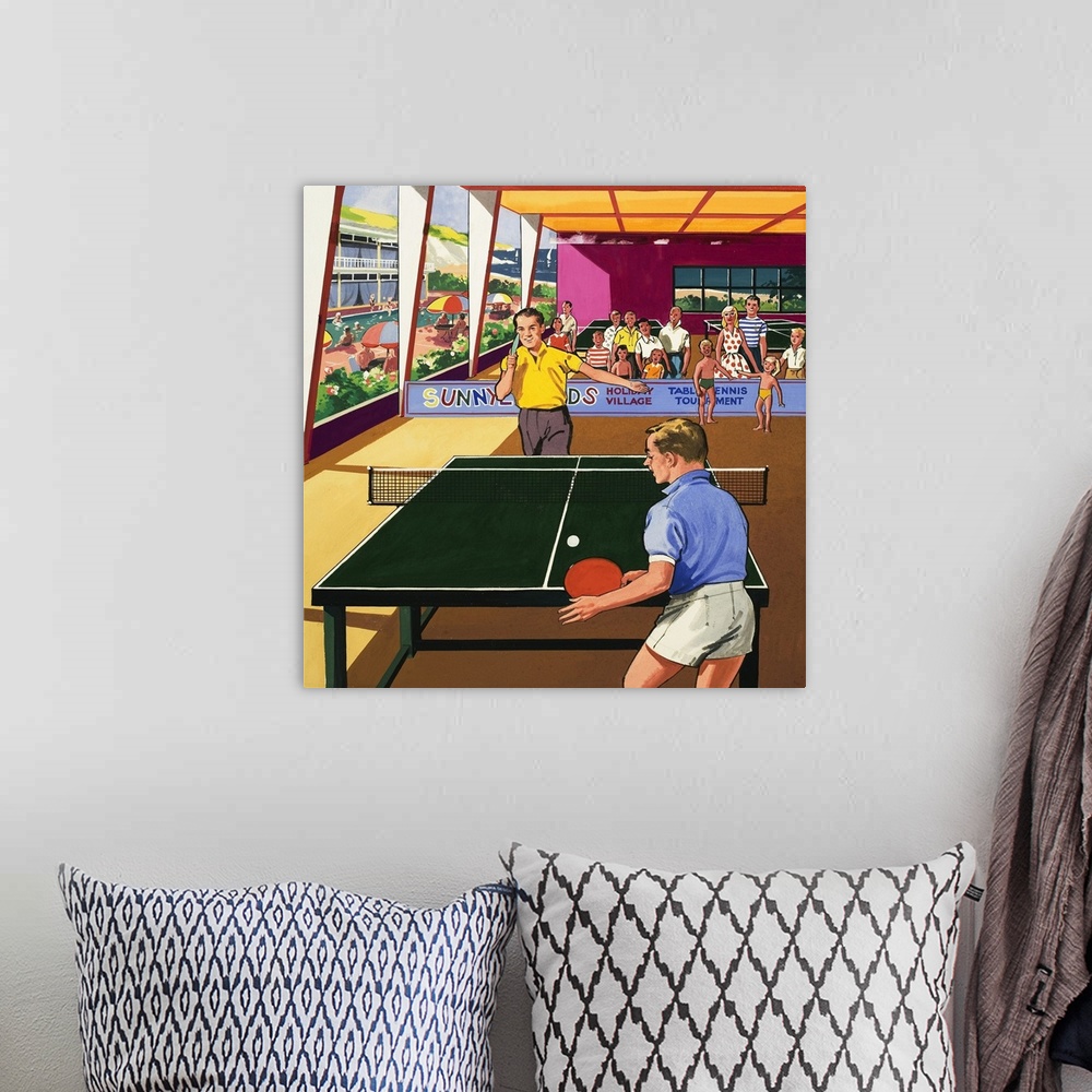 Table Tennis Players Wall Art, Canvas Prints, Framed Prints, Wall Peels ...