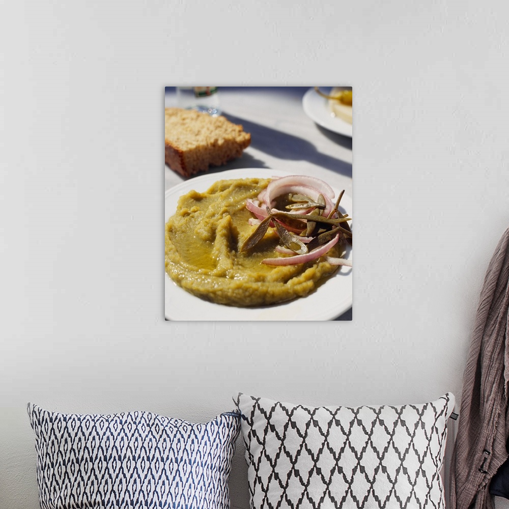 A bohemian room featuring Greece, Vegetables puree with red onion