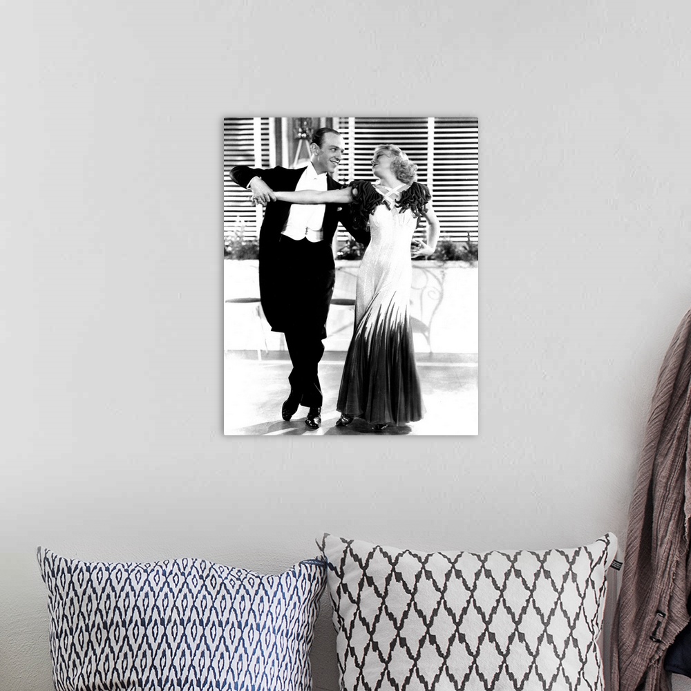 A bohemian room featuring Fred Astaire and Ginger Rogers in The Gay Divorcee - Movie Still
