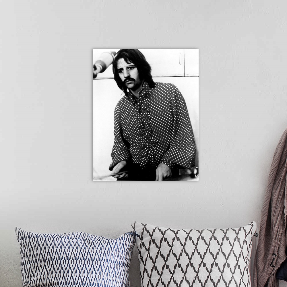 A bohemian room featuring LET IT BE, Ringo Starr, 1970.