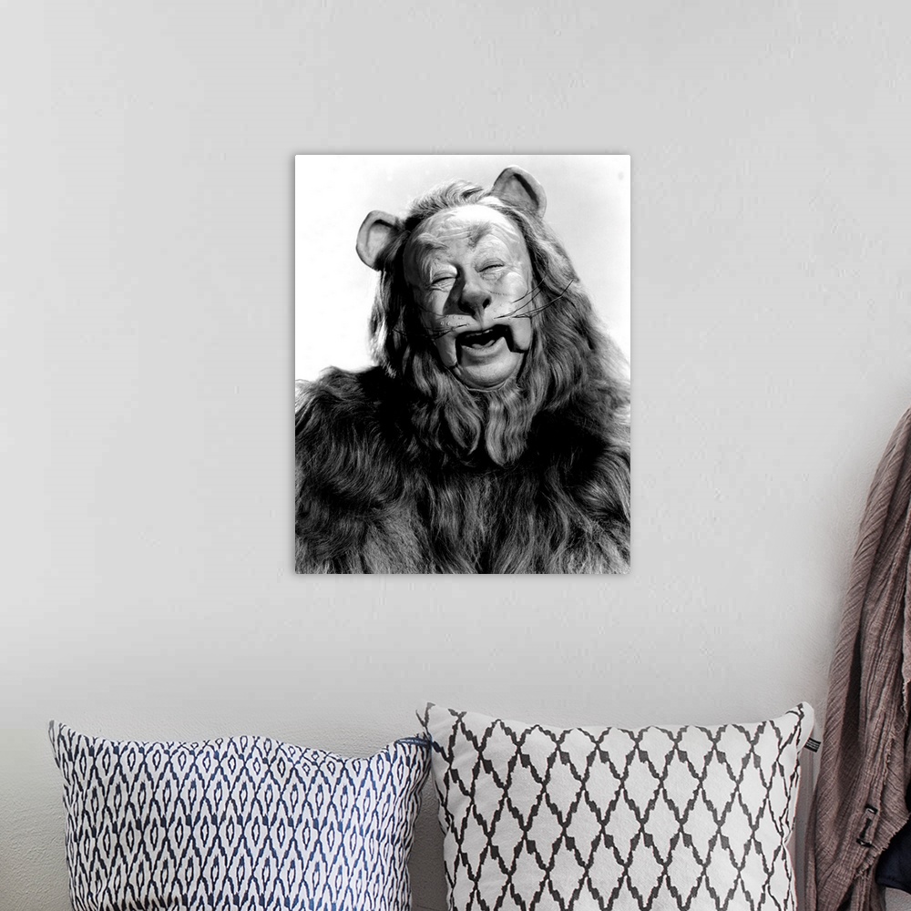 A bohemian room featuring THE WIZARD OF OZ, Bert Lahr as the Cowardly Lion, 1939.