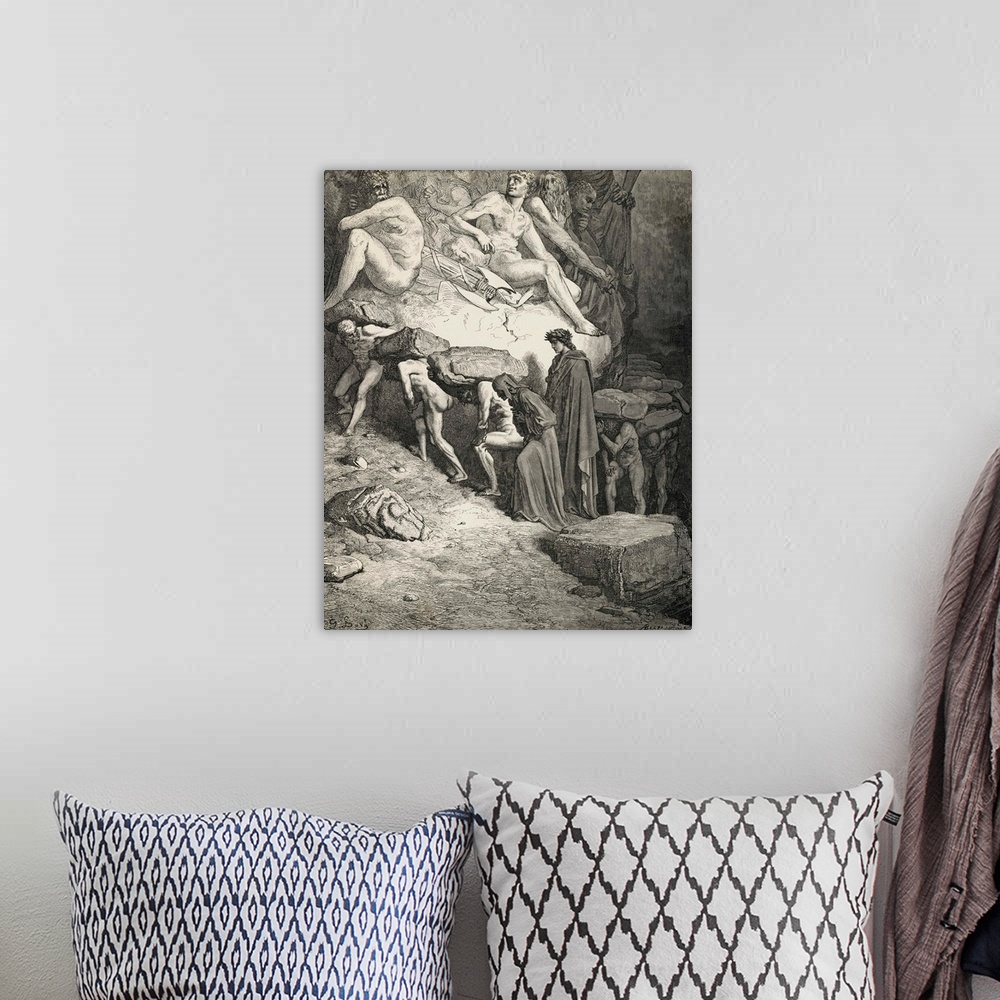 Dante's Inferno: The Burden of Pride Wall Art, Canvas Prints, Framed ...