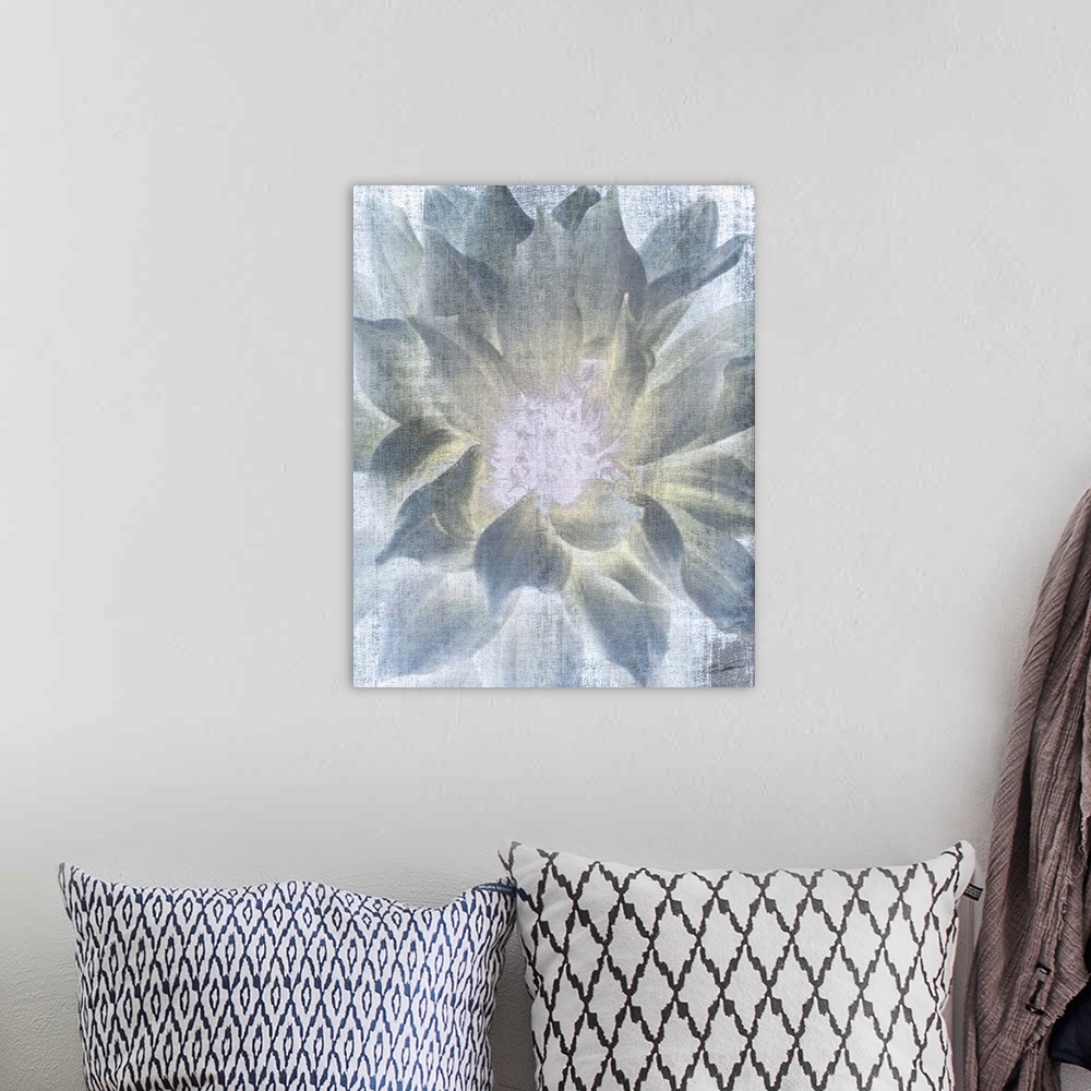 A bohemian room featuring A Zen-like collection of heavenly lit blossoms.