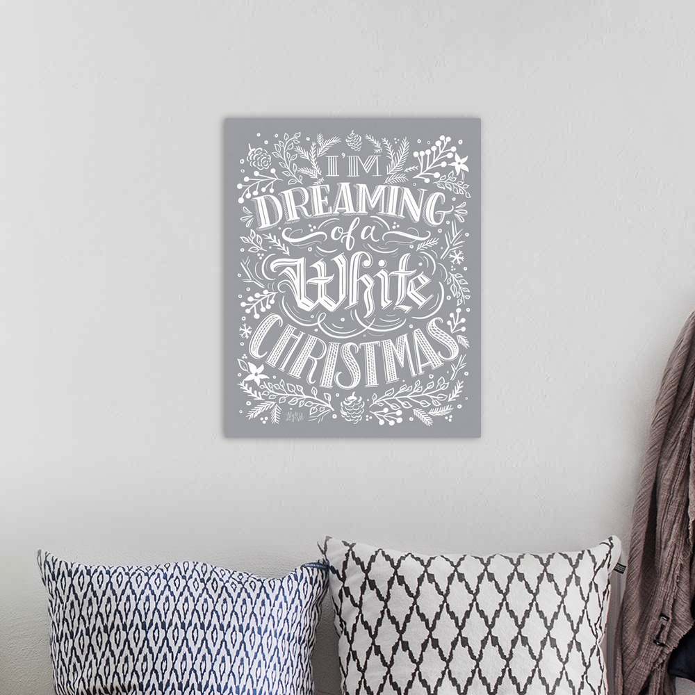A bohemian room featuring Dreaming Of A White Christmas