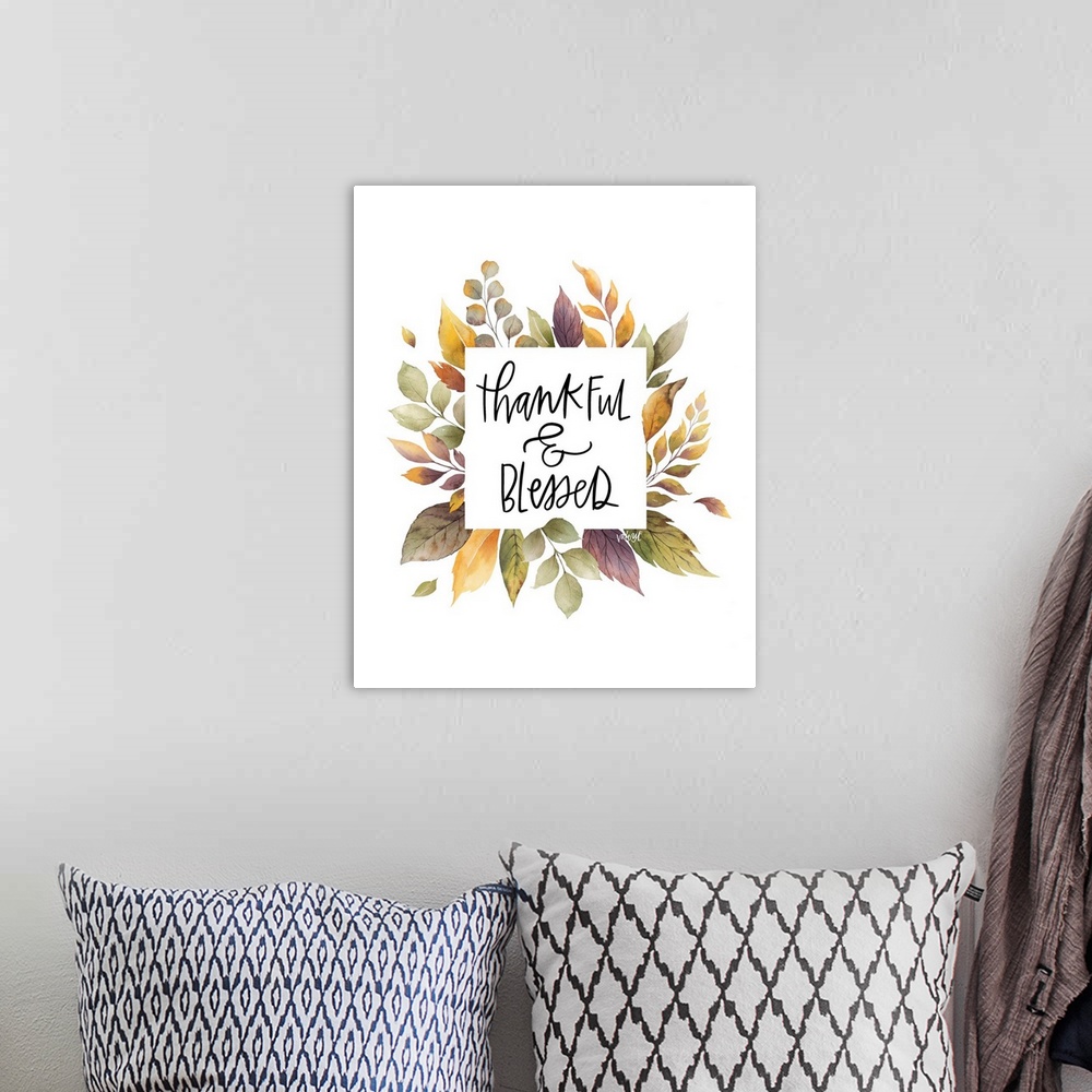 A bohemian room featuring Thankful & Blessed