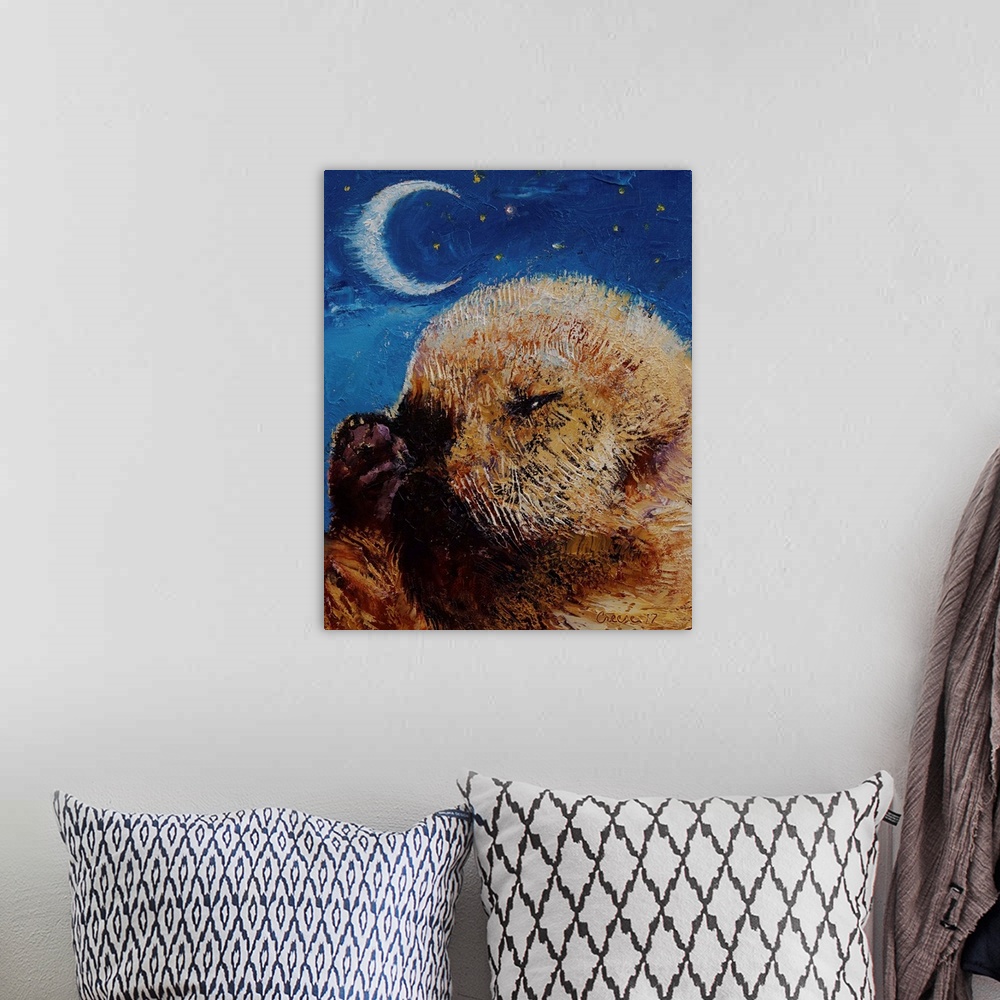 A bohemian room featuring Sea Otter Pup