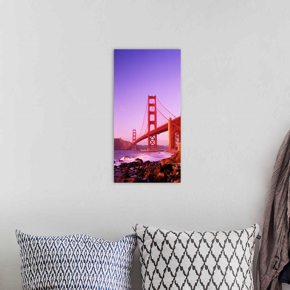 A bohemian room featuring California, San Francisco, Golden Gate Bridge