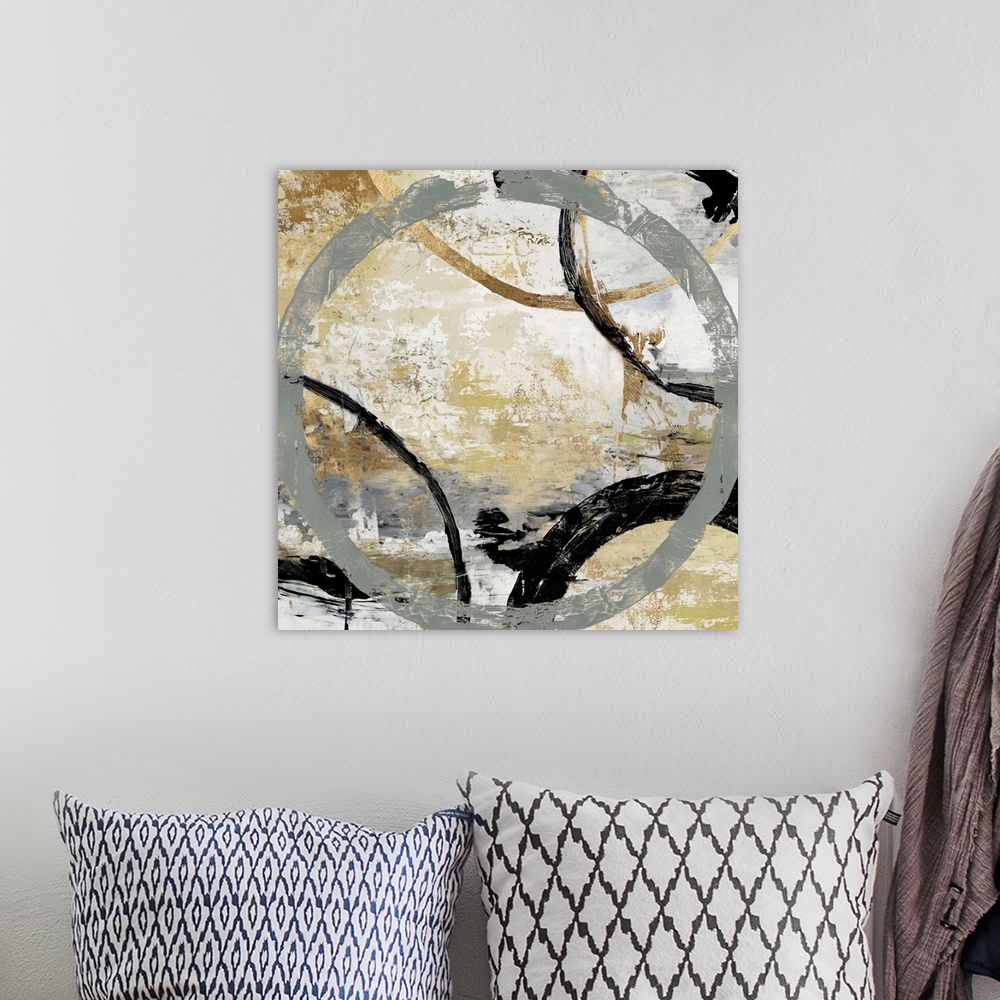 Gold and Black Rings I Wall Art, Canvas Prints, Framed Prints, Wall ...