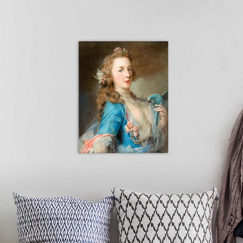 A bohemian room featuring Rosalba Carriera is renowned for the distinction she brought to pastel portraiture in Italy and F...