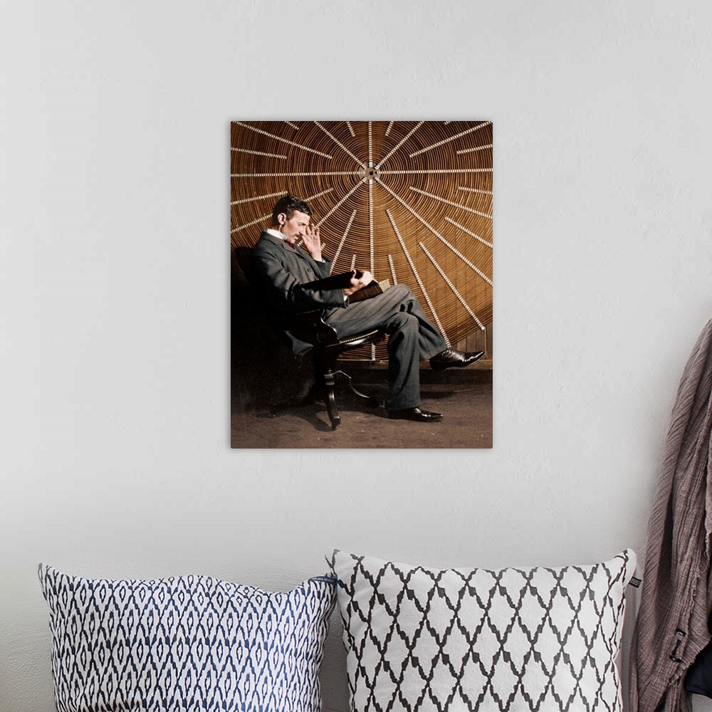Nikola Tesla, Serb-US Physicist Wall Art, Canvas Prints, Framed Prints,  Wall Peels