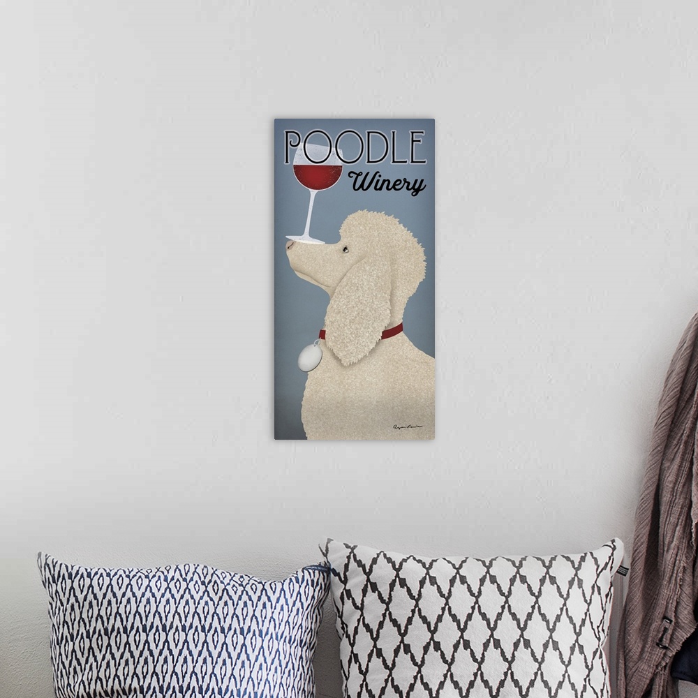 A bohemian room featuring White Poodle Winery