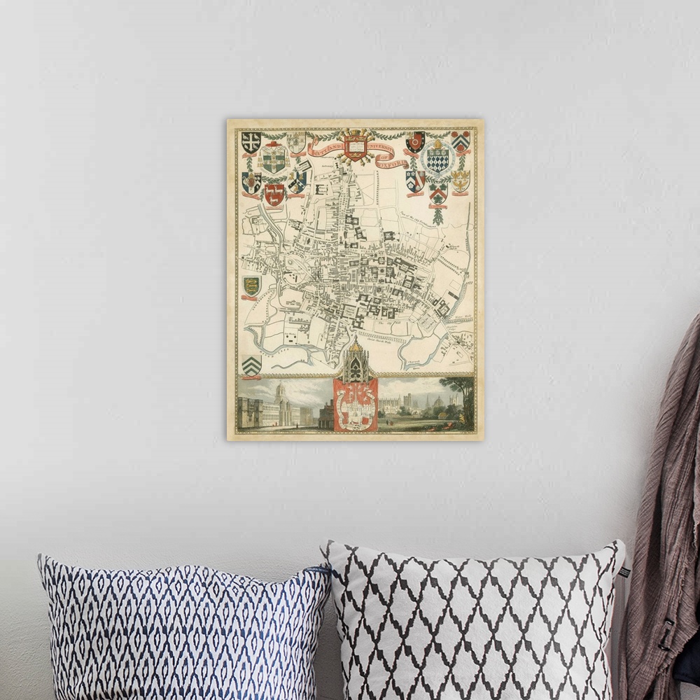A bohemian room featuring City and University of Oxford