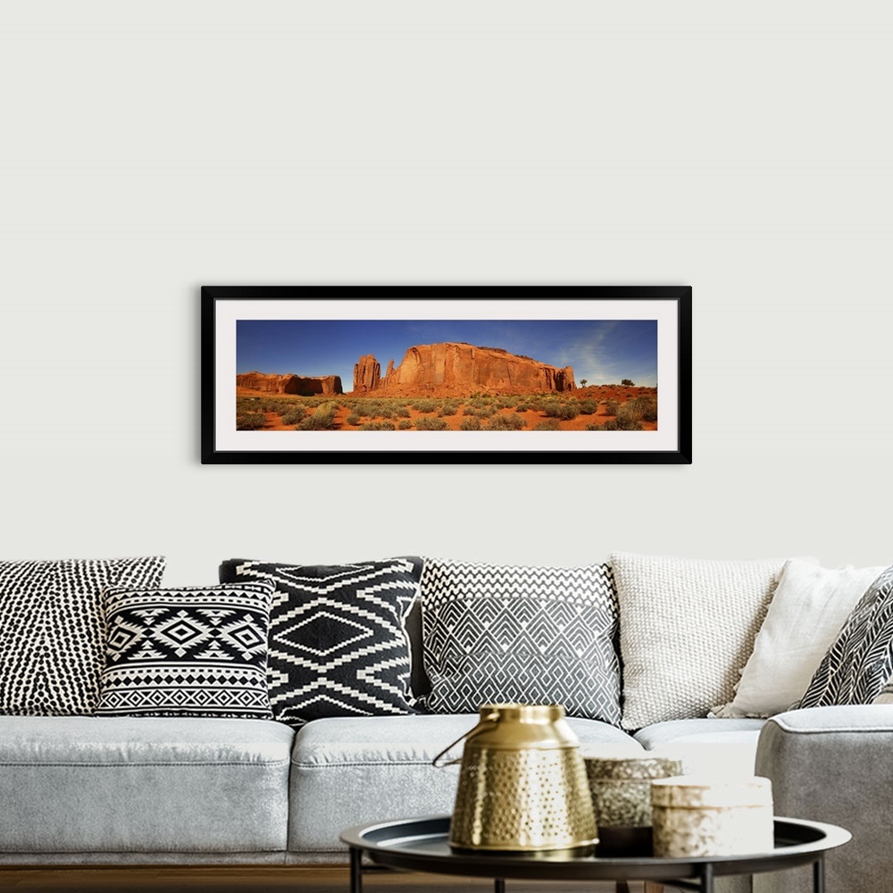 A bohemian room featuring Panoramic view in Monument Valley, Navajo Nation, Arizona.