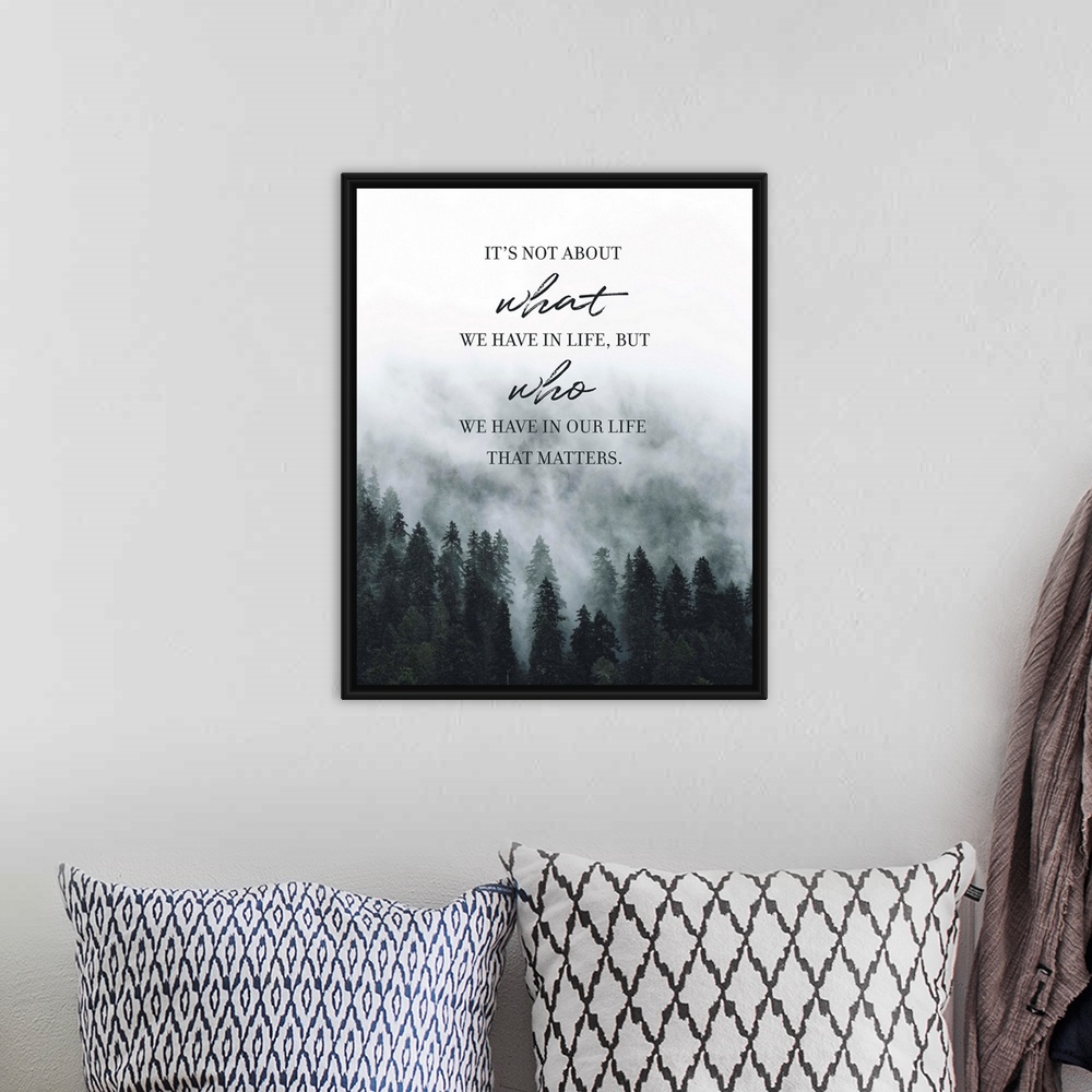 A bohemian room featuring Family Quotes - What Matters In Life