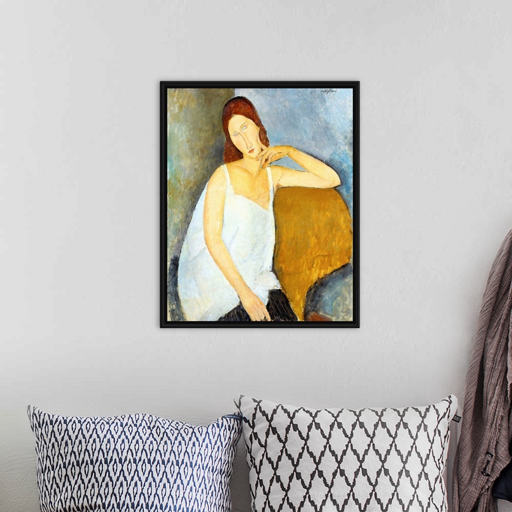 A bohemian room featuring Modigliani depicted his mistress, Jeanne Hebuterne (1898-1920), in more than twenty works but nev...
