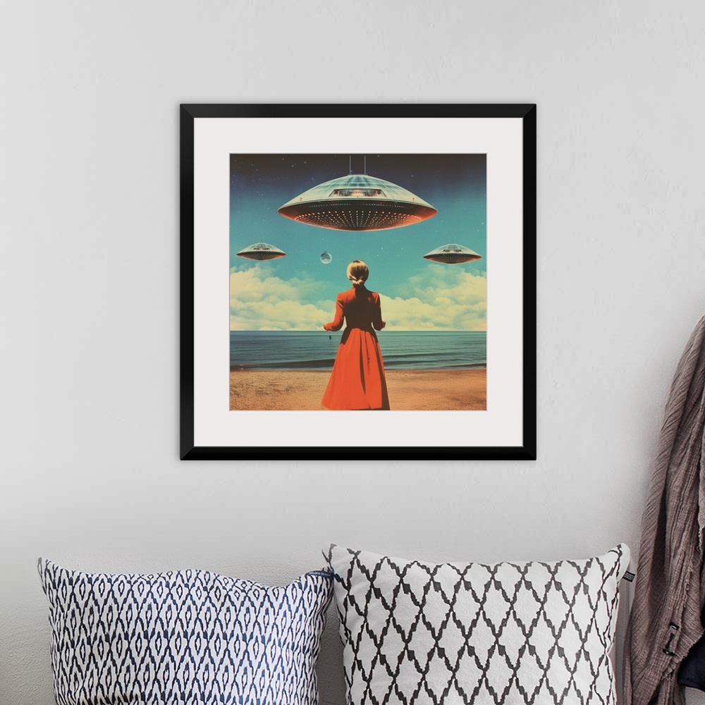 A bohemian room featuring UFO Skies