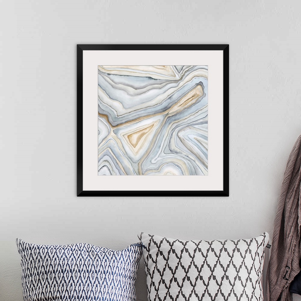 A bohemian room featuring Agate Abstract I