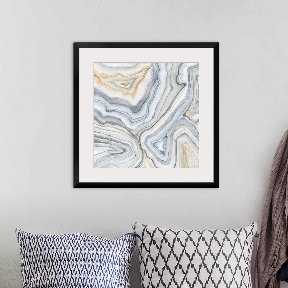 A bohemian room featuring Agate Abstract II