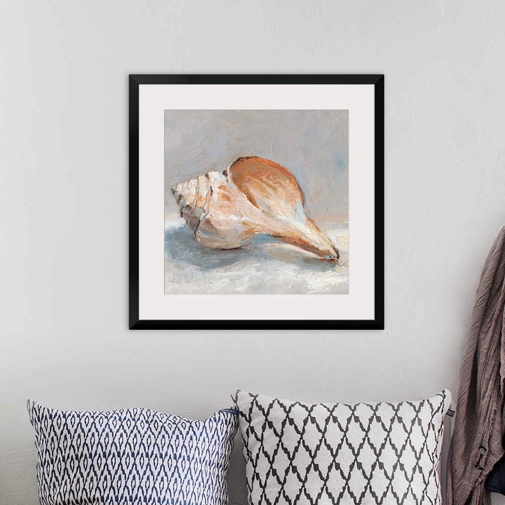 A bohemian room featuring Impressionist Shell Study III