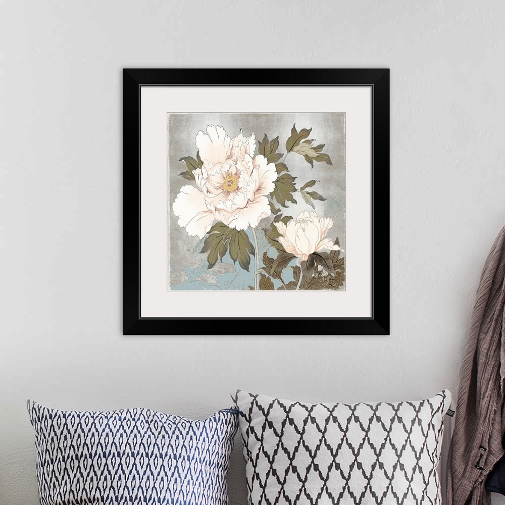A bohemian room featuring Silver Peony