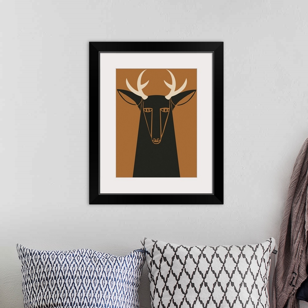 A bohemian room featuring Deer - Buck