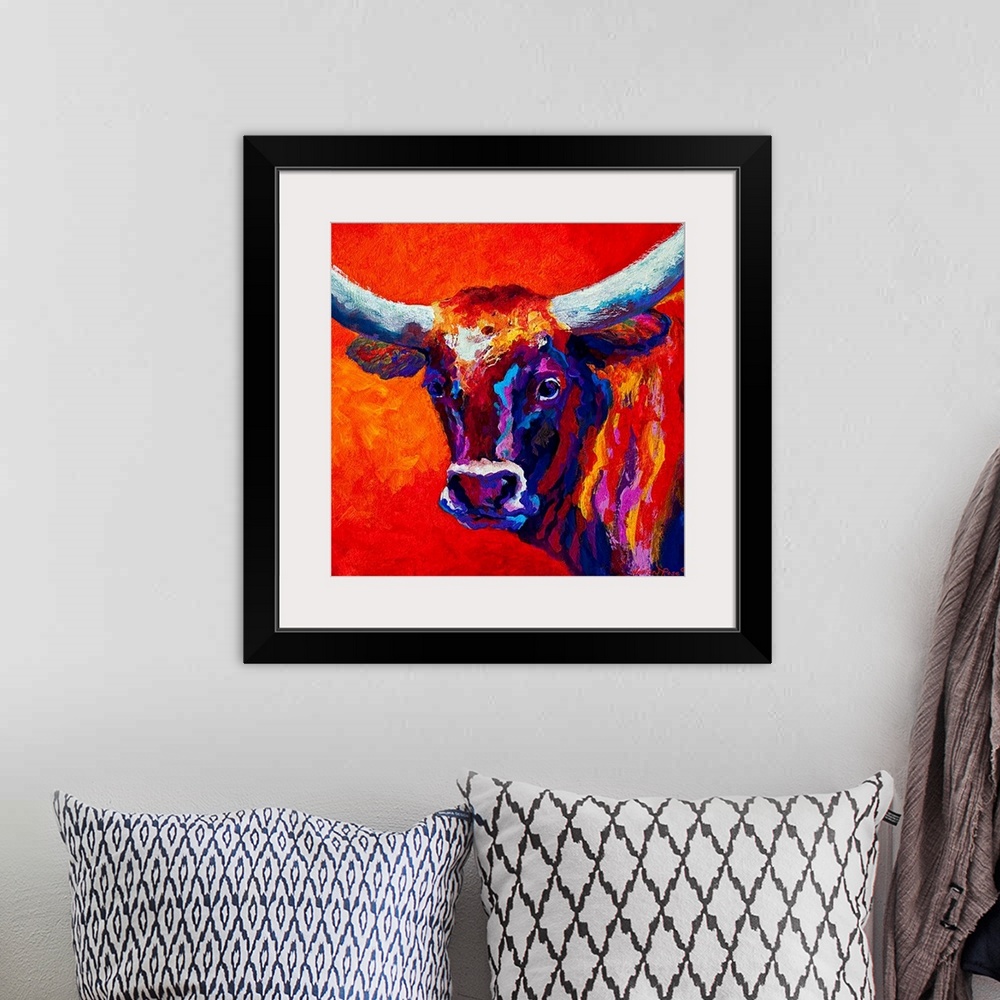 A bohemian room featuring Steer