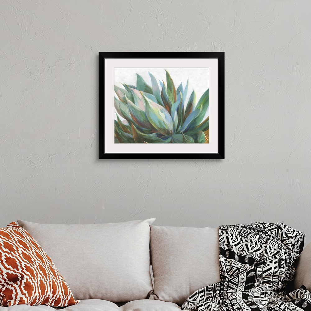 A bohemian room featuring Agave