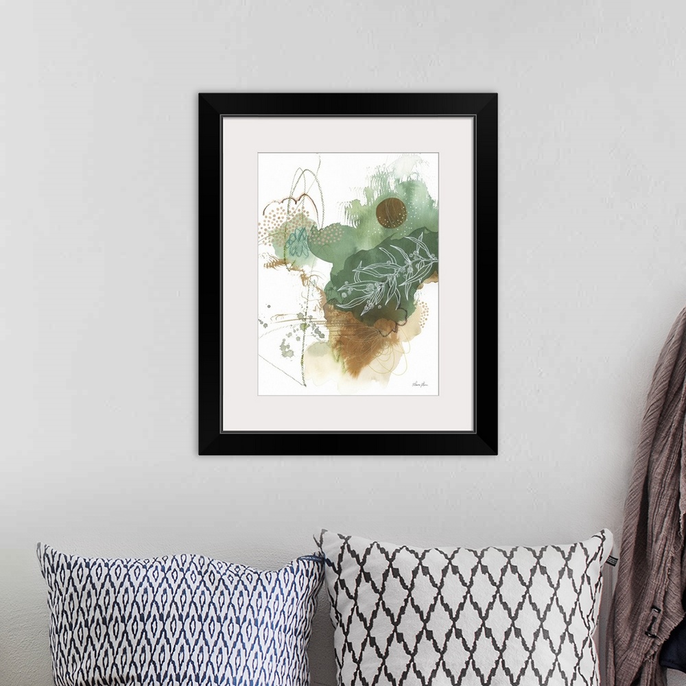 A bohemian room featuring Nature Abstract II
