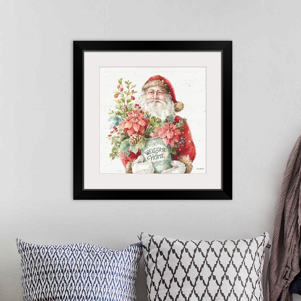 A bohemian room featuring Our Christmas Story II Birch Background